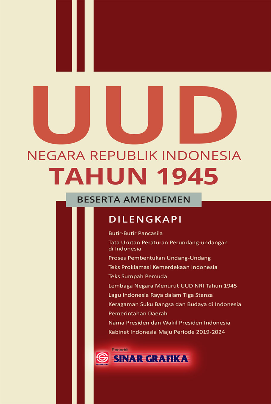UUD Negara RI Tahun 1945 beserta Amandemen 